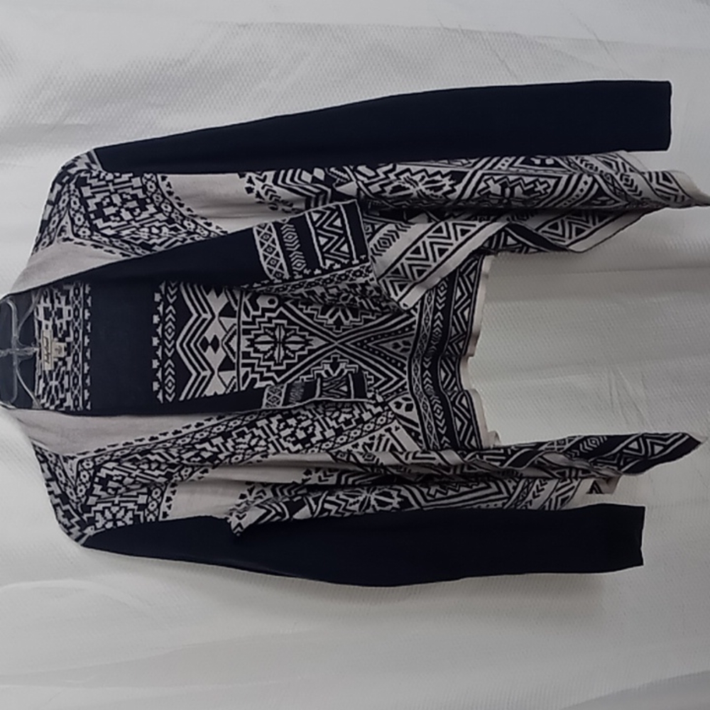 Lucky Brand Aztec Open Cardigan